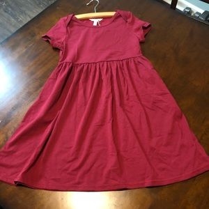 Short-sleeved Lap dress